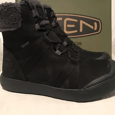 NEW KEEN Women’s Size 9 M ELLE Winter Waterproof Insulated Boot Black 1026710 • $124.99