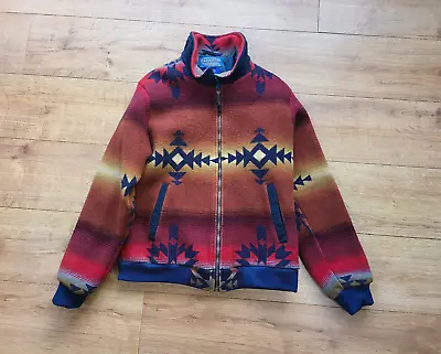 Vintage Stunning Mens Pendleton Southwestern Navajo Woolen Jacket Size Small • £175