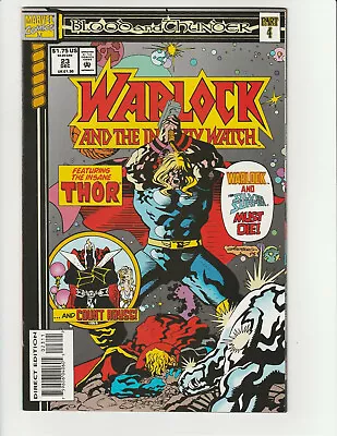 Warlock And The Infinity Watch #23 1993 Silver Surfer Marvel Comic Book 7.5 VF- • $11.73