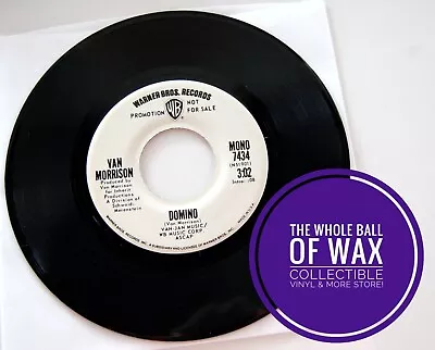 Van Morrison - Domino 45 NEAR MINT PROMO 1970 • $57.20