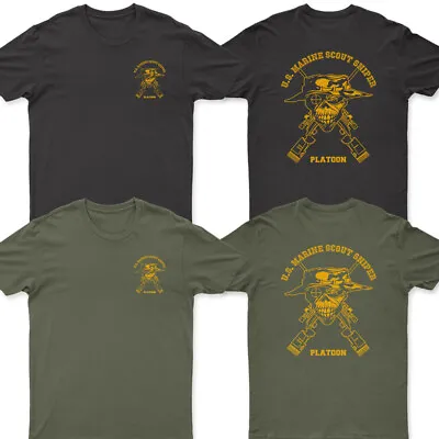 Marine Scout Sniper Platoon T-shirt • $25.79