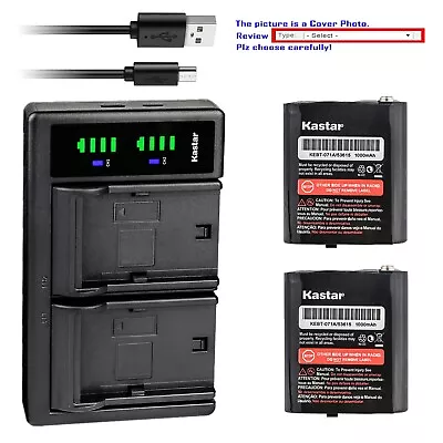 Kastar Battery Dual Charger For Motorola TalkAbout MD200 MD200R MD200TPR MD207R • $16.99