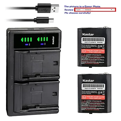 Kastar Battery Dual Charger For Motorola TalkAbout MD320CR MR350 MR350R MR350RVP • $12.99