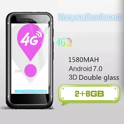 $94.99 • Buy World Smallest 4G LTE Smartphone Melrose S9+ 2.45in Android UltraSlim Mini Phone
