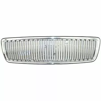 New Grille Chrome Shell With Painted Silver Insert Fits Volvo C70 S70 VO1200110 • $53.19