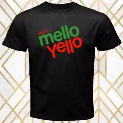 Enjoy Mello Yello Logo Men's Black T-Shirt Size S - 5XL • $22.99