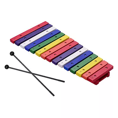 15 Keys Xylophone Colorful Musical Percussion Instrument Early Q8T6 • $42.50