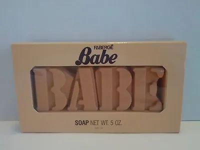 Vintage Faberge Babe Soap 5 OZ. New In Box NOS Made In USA Bath Hand Bar • $25