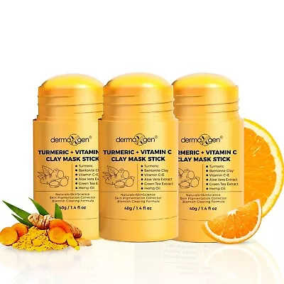 3 -turmeric + Vitamin C Mask Stick Pigmentation + Blemish Corrector + Dark Spots • $16.95