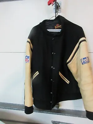 NFL FOX Men's Jacket Game Large Sportswear Ltd. Leather EPOC Heavy • $125