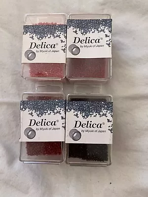 Delica Beads 11 Seed Beads 4 Colors Lot Mix • $3.74