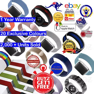 $8.75 • Buy Milanese Magnetic Stainless Steel Strap Band Loop Apple Watch SE 6 5 4 3 2 1