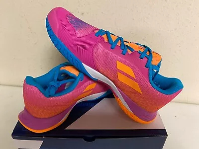 Babolat Jet Mach 3 All Court Hot Pink Junior Tennis Shoes • $72.99