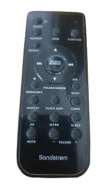 £13.50 • Buy Genuine Sandstrom SHFJMC11 DAB Micro System Remote Control 