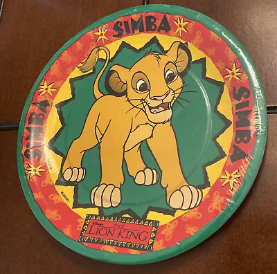 NEW Vintage LION KING VINTAGE 1994 SMALL SIMBA PAPER PLATES (8) Birthday Party • $8.49