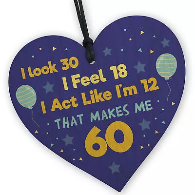 £3.99 • Buy 60th Birthday Gift For Women Men 60th Birthday Gift For Him Or Her Mum Dad Gifts
