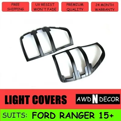 Rear Light Covers Trim Surrounds To Suit Ford Ranger PX2 PX3 2015-2021 • $39.99