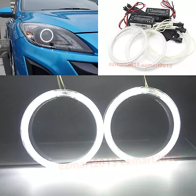 CCFL Halo Ring For Mazda 3 Projector 10-13 Headlight Angel Eye Lamp DRL White • $26.09