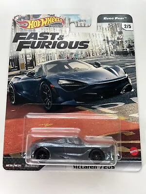 Hot Wheels PREMIUM. FAST&FURIOUS. EURO FAST. MCLAREN 720S. 2/5. • $14.99