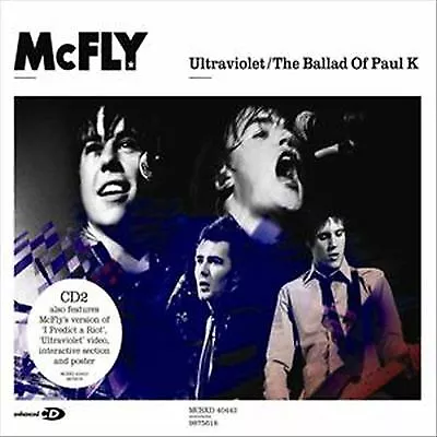 McFly Ultraviolet/Ballad Of Paul K CD Europe Universal 2005 Part 2 With Poster 9 • £2.50