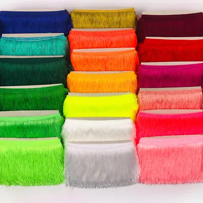 15cm Tassel Fringe Trim Sewing Edging Craft Lampshade Gatsby Dress Upholstery  • £3.79