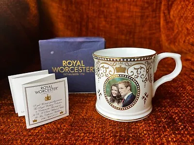 Royal Worcester Tankard Cup - Wedding Of Prince William & Kate Middleton 2011 • £12