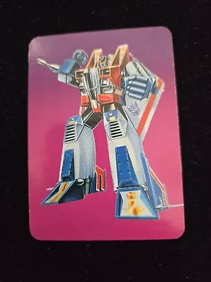 Transformers G1 Hasbro Action Cards 1985 98 STARSCREAM Purple Variation • $99.48