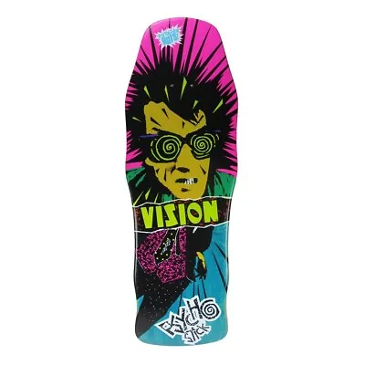Vision - Original Shape Psycho Stick Skateboard Deck-reissue-10 -turquoise Stain • $84.99