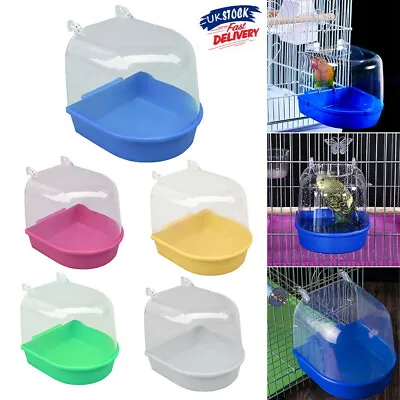 £6.99 • Buy Classic Caged Bird Bath Aviary Birds Budgie Finches Canaries Shower Pet Feed/