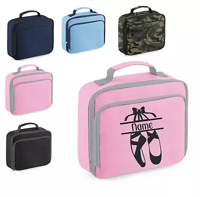 £9.99 • Buy Personalised Lunch Bag Childrens School Dinner Insulated Dance Name Snack Box