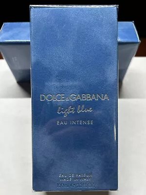 Dolce & Gabbana Light Blue Eau Intense Eau De Parfum Spray Women 100ML 3.3 Fl Oz • £61.64