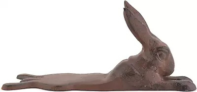 Rabbit Design Cast Iron Door Stop Wedge • $18.31