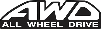 $7 • Buy AWD ALL WHEEL DRIVE Window Decal Sticker JDM Drift Turbo Stance WRX STI Hoon Jap