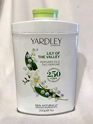 Yardley Lily Of The Valley Talc 200g TALCUM POWDER • £8.88