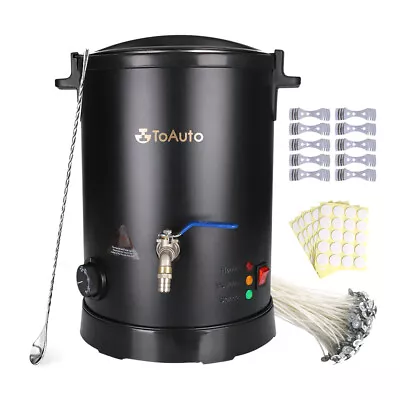 8L 1100W Commercial Wax Melter For Candle Soap Making Electric Melting Pot 220V • £94.99