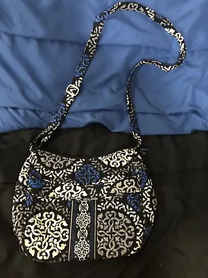 Pre Owned Vera Bradley Canterberry Cobalt Shoulder Bag • $15