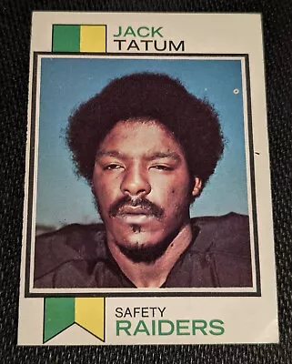 1973 Topps Football- #288 Jack Tatum (RC) Oakland Raiders • $4.49