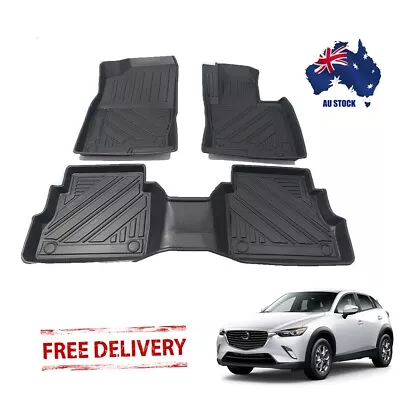 Heavy Duty Premium Waterproof Floor Rubber Mats 3pc Set Fit Mazda CX5 2017-2023 • $109.95