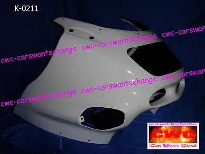 Kawasaki  Zzr 1100 D / Zx 11 1993 - 2001  Front Fairing / Nose / Cowl !!! New !! • $213.49