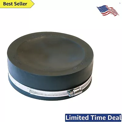 6-Inch Pipe Cap - Flexible PVC Qwik Cap - Leak-Proof Fitting For Various Pipe... • $29.99