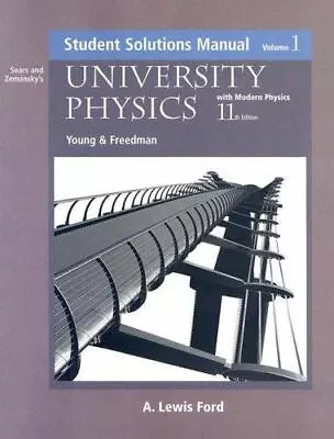 University Physics Student Solutions Manual: With Modern Physics • $5.12