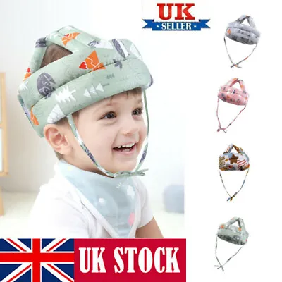 UK Toddler Baby Child Protection Hat Infant Safety Head Helmet Walking Crawling- • £7.59