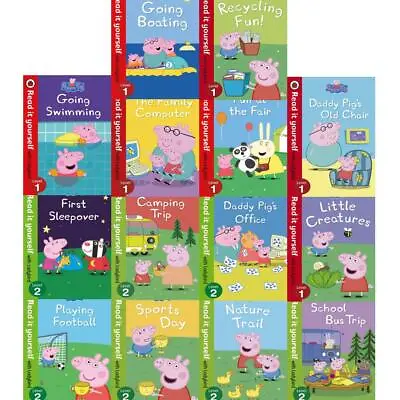 £17.99 • Buy Peppa Pig Read It Yourself With Ladybird 14 Books Children Collection Set For Le