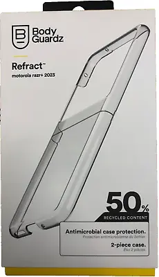 BodyGuardz Refract Case For Motorola Razr+ (Plus) 2023 - Clear NEW !!! • $14.75