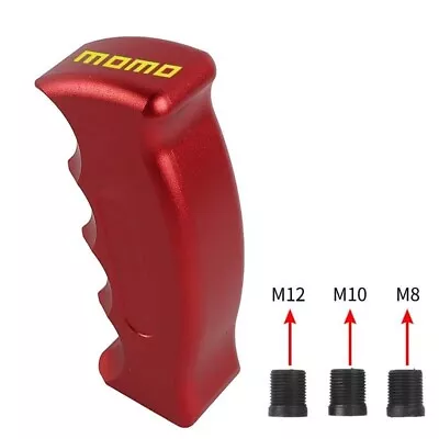 MOMO Aluminum Alloy Red Slotted Pistol Grip Handle Manual Gear Shift Knob • $19.88