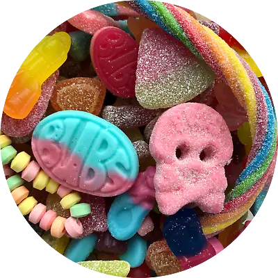 1kg Vegan Sweets Pick & Mix Vegetarian Retro Assortment Candy Jelly Hamper Gift • £13.49