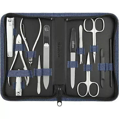 MarQus Nail Kit For Men And Women - Manicure Set 12 Pcs - German Made Nail Ki... • $104.11