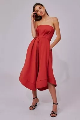 Stunning C/Meo Collective Silk Cocktail Dress BNWT • $89