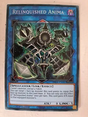 Yugioh Relinquished Anima Mint 1st Edition Secret Rare BROL-EN087 • £9