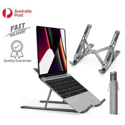 $11.95 • Buy Adjustable Laptop Stand Foldable Cooling Aluminium Notebook Macbook Tablet Bag